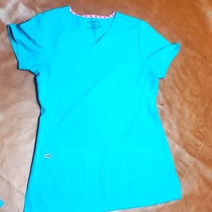 HeartSoul Turquoise scrub top